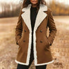 Women's Suede-Look Trench Coat by FitiqueFit