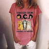 Cute Cat Graphic T-Shirt by FitiqueFit