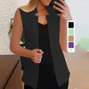 Women’s Sleeveless Stand-Collar Vest Cardigan by FitiqueFit
