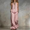 Women's V-Neck Ruffle-Trim Puff-Sleeve Two-Piece Set by FitiqueFit