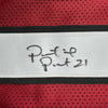 Framed Autographed/Signed Patrick Peterson 35x39 Arizona Red Football Jersey JSA COA