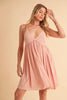 Ruched Plunge Mini Cami Summer Dress For Women –Sexy, Flattering & Perfect for Special Occasions by Stevvex