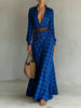 Women's Belted Irregular Pleated Dress by FitiqueFit