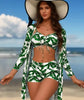 Women's 3-Piece Long Sleeve Swimsuit Set by FitiqueFit