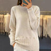 Women's Solid Color 3D Floral Embroidered Sweater by FitiqueFit