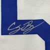 Framed Autographed/Signed Cody Bellinger 35x39 Los Angeles LA Dodgers White Authentic Baseball Jersey Fanatics COA