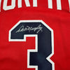 Framed Autographed/Signed Dale Murphy 35x39 Atlanta Red Baseball Jersey PSA COA #2