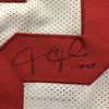 Framed Autographed/Signed Janoris Jenkins 35x39 New York Giants White Football Jersey JSA COA
