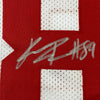 Framed Autographed/Signed Kadarius Toney 35x39 New York White Football Jersey Beckett BAS COA