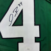 Framed Autographed/Signed Isaiah Rodgers 35x39 Philadelphia Green Football Jersey JSA COA