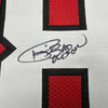 Framed Autographed/Signed Andre Rison 35x39 Atlanta Red Football Jersey Beckett BAS COA by Hall of Fame Sports Memorabilia