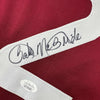 Framed Autographed/Signed Bake McBride 35x39 Philadelphia Retro Maroon Baseball Jersey JSA COA by Hall of Fame Sports Memorabilia