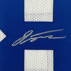 Framed Autographed/Signed Jonathan Taylor 35x39 Indianapolis White Football Jersey JSA COA