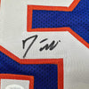 Framed Autographed/Signed Jason Williams 35x39 Florida Blue College Basketball Jersey JSA COA