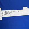 Framed Autographed/Signed Ahmad Sauce Gardner 35x39 Indianapolis Blue Football Jersey Beckett BAS COA by Hall of Fame Sports Memorabilia