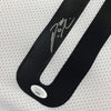 Framed Autographed/Signed Damian Lillard 35x39 Portland White Basketball Jersey JSA COA