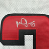 Framed Autographed/Signed Michael Turner 35x39 Atlanta White Football Jersey Beckett BAS COA by Hall of Fame Sports Memorabilia