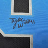 Framed Autographed/Signed Tyleik Williams 35x39 Detroit Black Football Jersey Beckett BAS COA by Hall of Fame Sports Memorabilia