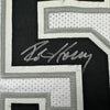 Framed Autographed/Signed Robert Horry 35x39 San Antonio White Basketball Jersey Beckett BAS COA by Hall of Fame Sports Memorabilia