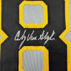 Framed Autographed/Signed Andy Van Slyke 35x39 Pittsburgh Grey Baseball Jersey JSA COA by Hall of Fame Sports Memorabilia