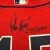 Framed Autographed/Signed Pedro Martinez 35x39 "CY 97-99-00" Boston Red Baseball Jersey JSA COA