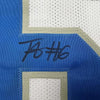 Framed Autographed/Signed Terrion Arnold 35x39 Detroit White Football Jersey Beckett BAS COA by Hall of Fame Sports Memorabilia