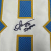 Framed Autographed/Signed Anthony Miller 35x39 San Diego Los Angeles LA Powder Blue Football Jersey JSA COA by Hall of Fame Sports Memorabilia