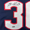 Framed Autographed/Signed Breanna Stewart 35x39 UConn Connecticut Blue College Basketball Jersey JSA COA by Hall of Fame Sports Memorabilia