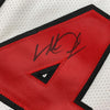 Framed Autographed/Signed Charles Oakley 35x39 Chicago White Basketball Jersey JSA COA