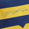 Framed Autographed/Signed Diontae Johnson 35x39 Pittsburgh Color Rush Football Jersey Beckett BAS COA