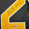 Framed Autographed/Signed Adam Oates 35x39 "HOF 12" Boston Black Hockey Jersey Beckett BAS COA by Hall of Fame Sports Memorabilia