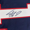 Framed Autographed/Signed Shaquille Shaq O'Neal 35x39 USA United States Blue Basketball Jersey PSA/DNA COA by Hall of Fame Sports Memorabilia