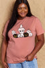 Simply Love Full Size Cat & Pumpkin Graphic Cotton T-Shirt by Simply Love
