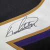 Framed Autographed/Signed Derrick Henry 35x39 Baltimore Black Football Jersey JSA COA by Hall of Fame Sports Memorabilia