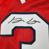 Framed Autographed/Signed Kyle Kuzma 35x39 Washington Red Basketball Jersey Beckett BAS COA