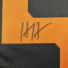 Framed Autographed/Signed Hendon Hooker 35x39 Tennessee Black College Football Jersey JSA COA
