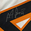 Framed Autographed/Signed Adam Pacman Jones 35x39 Cincinnati White Football Jersey JSA COA