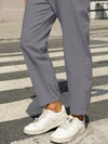 Elastic Waist Tapered Pants