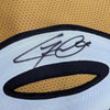 Framed Autographed/Signed Gilbert Arenas 35x39 Washington Gold Basketball Jersey Beckett BAS COA by Hall of Fame Sports Memorabilia