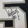 Framed Autographed/Signed David Robinson 35x39 San Antonio Spurs Black Authentic M&N Basketball Jersey Beckett BAS COA