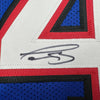 Framed Autographed/Signed Terrel Bernard 35x39 Buffalo Blue Football Jersey Beckett BAS COA by Hall of Fame Sports Memorabilia