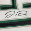 Framed Autographed/Signed Jordan Davis 35x39 Philadelphia Black Football Jersey JSA COA