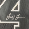Autographed/Signed George Gervin San Antonio Black Basketball Jersey Beckett BAS COA by Hall of Fame Sports Memorabilia