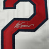 Framed Autographed/Signed Ted Simmons 35x39 St. Louis White Baseball Jersey JSA COA by Hall of Fame Sports Memorabilia