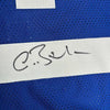 Framed Autographed/Signed Antoine Bethea 35x39 Indianapolis Blue Football Jersey JSA COA by Hall of Fame Sports Memorabilia