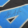 Framed Autographed/Signed Alex Anzalone 35x39 Detroit Black Football Jersey Beckett BAS COA by Hall of Fame Sports Memorabilia