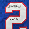 Framed Autographed/Signed Dave Bing 35x39 HOF 90 Detroit Blue Basketball Jersey Beckett BAS COA by Hall of Fame Sports Memorabilia