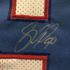 Framed Autographed/Signed Jason Pierre-Paul 35x39 New York Giants Color Rush White Football Jersey JSA COA