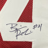 Framed Autographed/Signed Brian Robinson Jr. 35x39 Alabama Red College Football Jersey JSA COA by Hall of Fame Sports Memorabilia