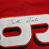 Framed Autographed/Signed Jonathan India 35x39 Cincinnati Red Baseball Jersey JSA COA